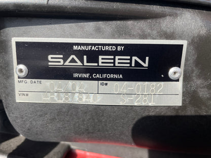 2004 Ford Mustang Saleen S281